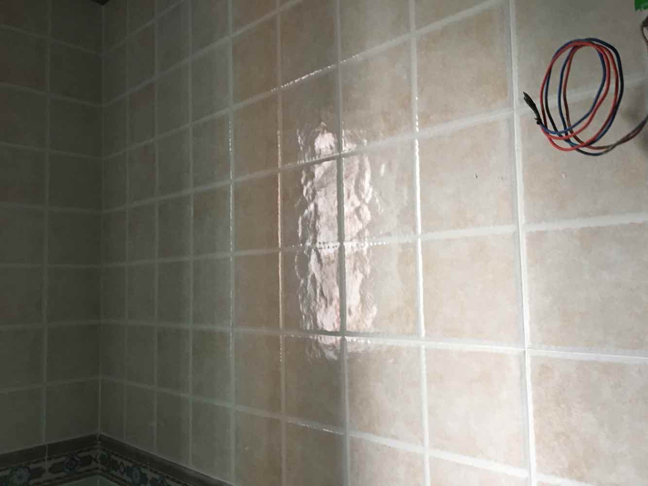 蓝晶绿洲墙砖验收效果图