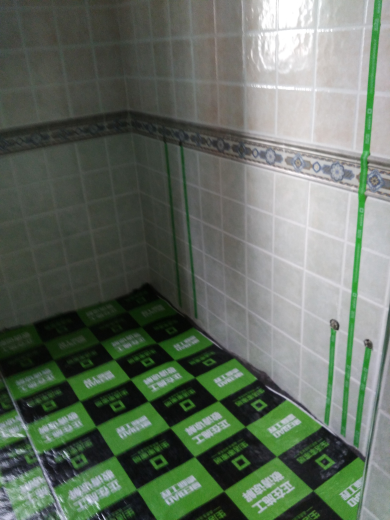 蓝晶绿洲地砖验收效果图