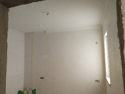 卧龙墨水湖边乳胶漆基层验收效果图