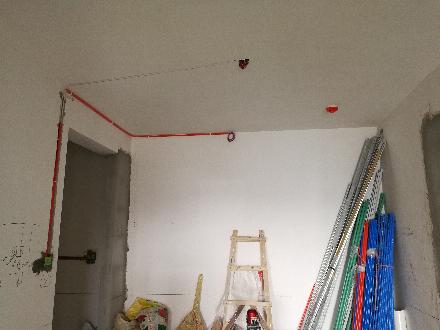 卧龙墨水湖边水电验收效果图