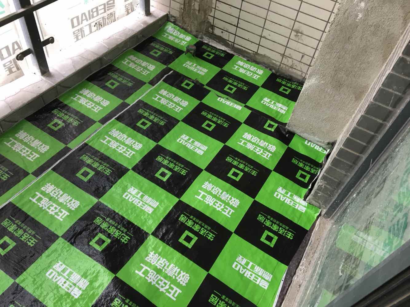 蓝晶绿洲地砖验收效果图