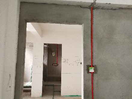 卧龙墨水湖边水电验收效果图