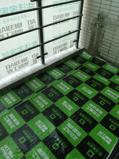 蓝晶绿洲地砖验收效果图