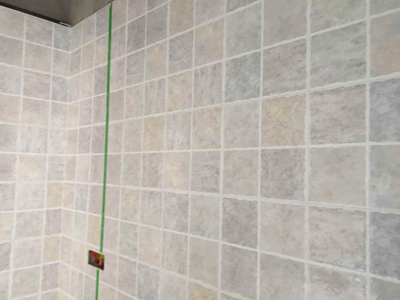 蓝晶绿洲墙砖验收效果图