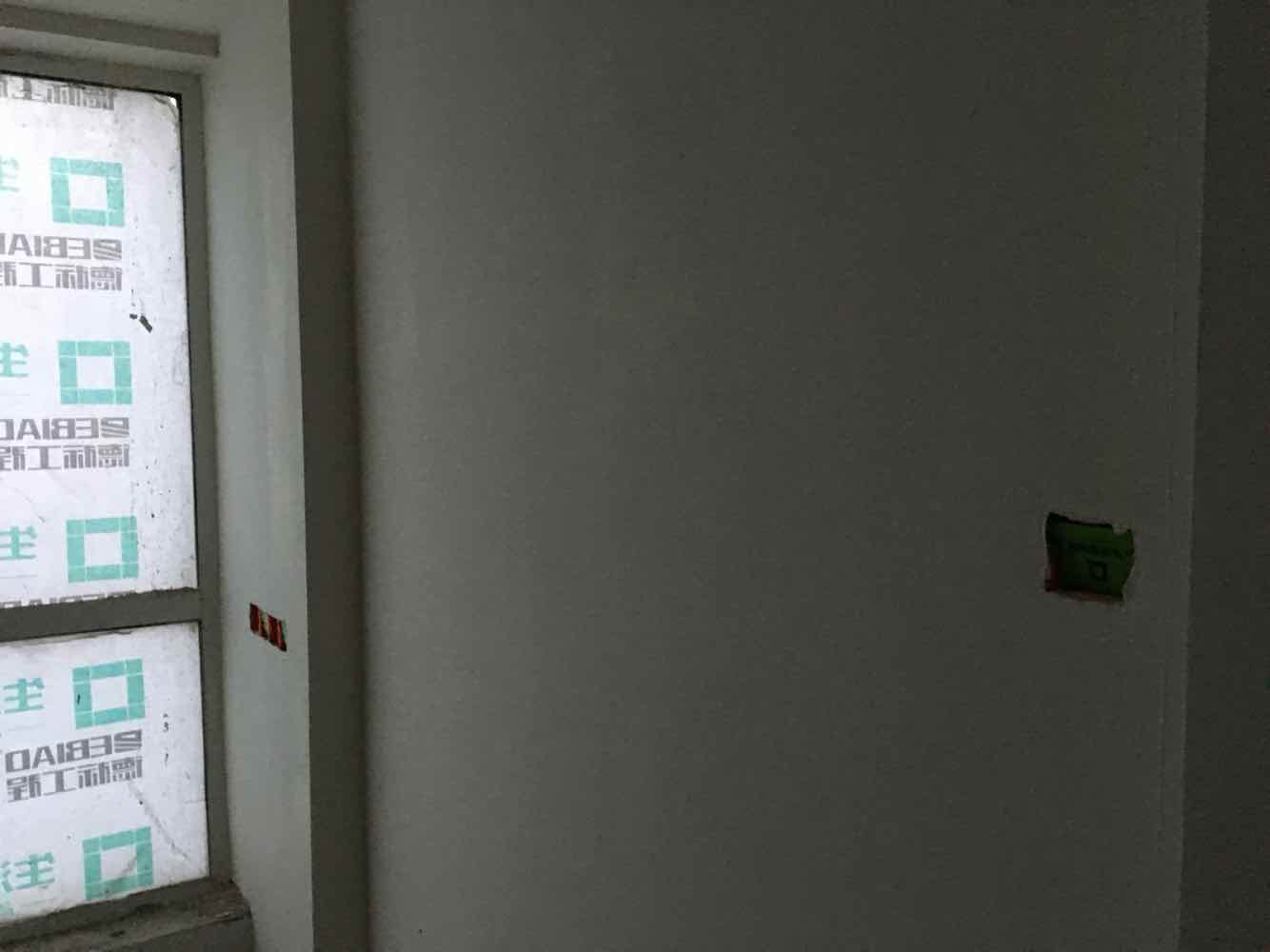 蓝晶绿洲乳胶漆基层验收效果图