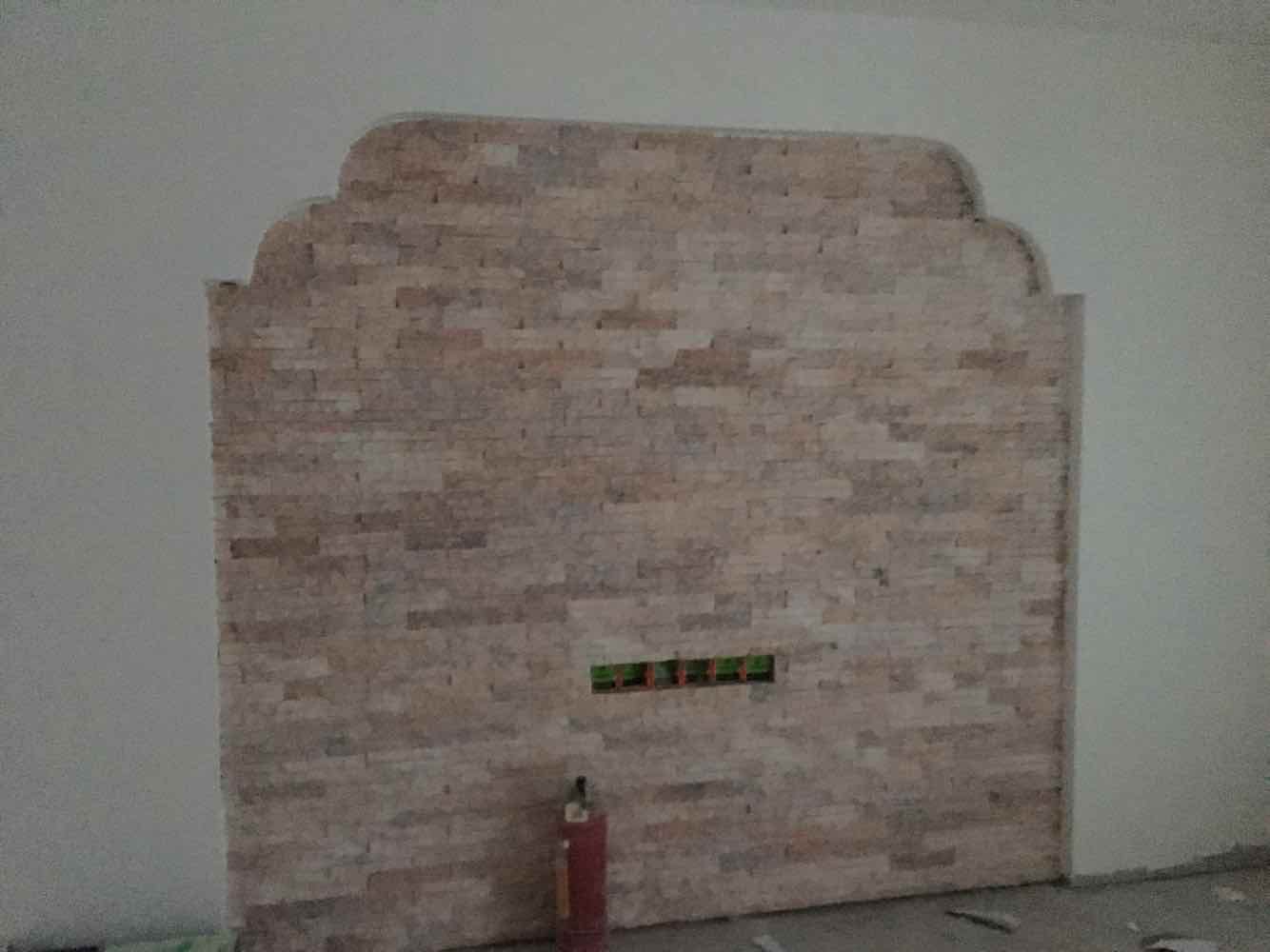 蓝晶绿洲乳胶漆基层验收效果图